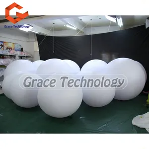 Events Party Decoration Inflatable PVC Balloon Helium Balloon With LED Lights For Hanging