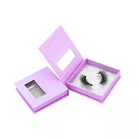Boîte à cils personnalisée avec logo pour les cils de marque privée World Beauty, cils en faux vison 5D, cils moelleux, cils dramatiques et désordonnés