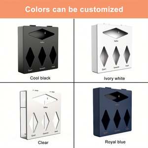 Distributeur de sacs Ziplock Feuille d'aluminium et emballage plastique Organisateur de sacs Ziplock Conteneur de stockage - Product Image 5