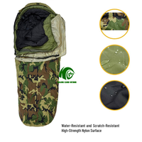 Kango Sac de Couchage Modulaire Ultra Léger Portable Extérieur Adulte Tactique Sac de Couchage Simple Bivy Cover Avec Pack Woodland