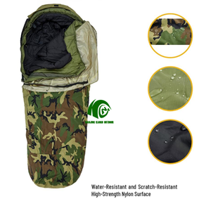 Kango Sac de Couchage Modulaire Ultra Léger Portable Extérieur Adulte Tactique Sac de Couchage Simple Bivy Cover Avec <span class=keywords><strong>Pack</strong></span> Woodland - Product Image 3