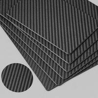 Panel Laminasi Serat Karbon 3K yang Diperkuat, Tebal 1mm 2mm 3mm 5mm 7mm,  Kustom,  Tenun Twill Matte, Lembaran Serat Karbon