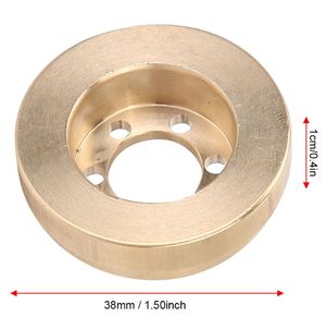 Op Maat Gemaakte Cnc-Bewerking Van Messing Intern Contragewicht Voor Rc Autowiel - Product Image 5