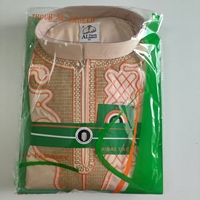 Qamis Homme Musulman 2026 Dubaï Style Arabe Traditionnel Qatari à Manches Longues Couleur Unie Vêtement Islamique