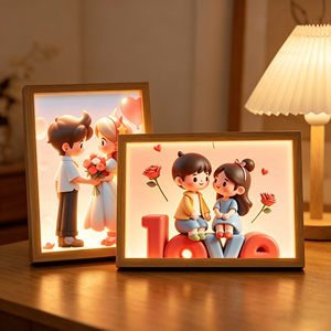 2025 Wedding Decoration Bedroom <b>Wall</b> Painting Heart Proposal Gift Customize Night <b>Light</b> LED Lamp - Product Image 2