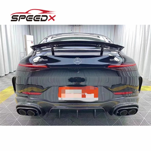Pour Mercedes Benz Amg GT50 GT53, Spoiler de mise à niveau en fibre de carbone, Kit carrosserie style BS - Product Image 4
