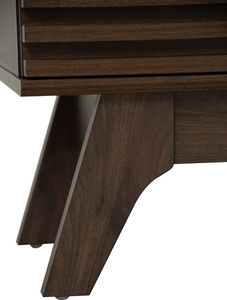 Simple Laminated Board Walnut Colour FLORO <b>Side</b> <b>Table</b> for <b>Sofa</b> Companion & Minimalist Bedside <b>Table</b> for Modern Apartment Living - Product Image 5