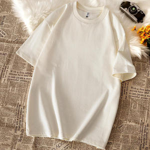 Camiseta de Algodón de 260 g/m², Color Sólido, Gruesa, de Manga Corta, para Trabajo y Ocio - Product Image 3