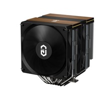 Enfriador de Aire para CPU Y620W, Radiador de CPU, Refrigeración por Aire para Ordenador, Disipador de Calor con 6 Tubos de Cobre, Ventilador PWM Dual de 120 mm, Enfriador de PC