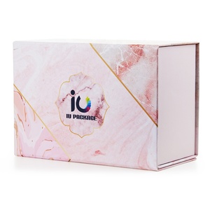 Custom Luxury <b>Foldable</b> Magnetic Gift <b>Box</b> Packaging Gradient Pink Rigid Gift <b>Box</b> - Product Image 4