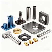 Eloksallı Alüminyum CNC İşleme Parçaları Özel CNC Torna İşleme Paslanmaz Çelik CNC Freze Bileşenleri