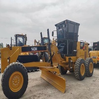 Niveleuse à moteur Caterpillar CAT 140H d'occasion, moteur d'origine 3306, machine de construction routière, machine de nivellement du terrain, prête en stock
