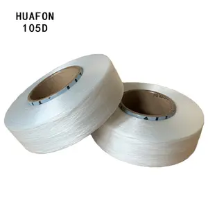 โรงงาน huafon ที่มีชื่อเสียงคุณภาพดีด้ายไลคร่ายืดหยุ่น qianxi 105D AA เกรด HF500 เส้นด้ายสแปนเด็กซ์เปลือยโปร่งใสสดใส