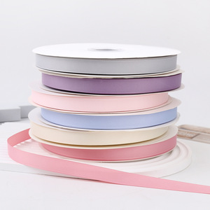 Nine-Colored Ribbon Grosgrain Ribbon 1.5cm Solid Color Woven Polyester Diy Craft Ribbon - Product Image 3