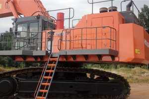 Excavatrice sur chenilles Hitachi EX1200 d'occasion, haute qualité, prix bas, d'origine japonaise, garantie 1 an sur moteur, boîte de vitesses et pompe, équipement de construction - Product Image 6