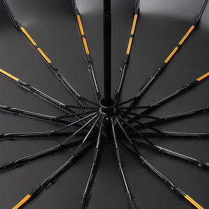 Paraguas Plegable Automático de Tres Pliegues con 16 Varillas, Doble Estructura y Mango de Madera, para Hombre, de Negocios, Talla Grande, Regalo Publicitario - Product Image 5