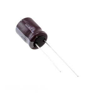 ตัวเก็บประจุ UPS2D4R7MPD1TD uF 20% สารส้ม4.7 UF 200V แบบมีรูโค้ง4.7 uF - Product Image 1