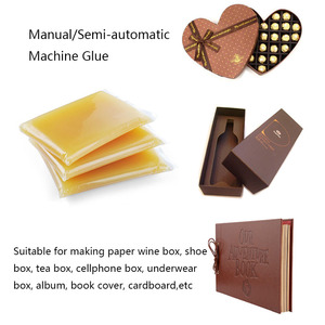 HF303 orta hız yarı otomatik dostu kağıt ambalaj uygulamalarında yapışkanlı ciltleme makinesi için sıcak jöle tutkal - Product Image 5