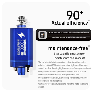 Gearbox AEG Gel Shock Wave Kompetitif untuk Luar Ruangan Ver2/3 Torsi Tinggi CNC NdFeB Motor Magnet Permanen Tanpa Sikat SOLINK - Product Image 4