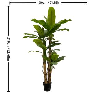 Arbre à bananes artificiel <span class=keywords><strong>Musa</strong></span>, grand, durable, écologique, résistant aux intempéries et aux UV, <span class=keywords><strong>d</strong></span>écoration pour les maisons et les bureaux - Product Image 5