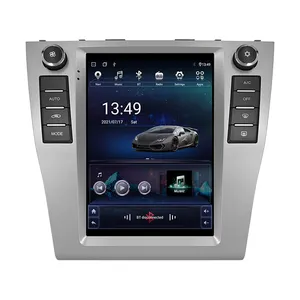 Carro Android 12 Radio Player Para Toyota Camry 2008-2012 Multimídia Vídeo Navegação GPS Para Tesla Estilo Vertical Tela NO DVD
