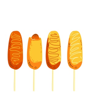 Logo In Dùng Một Lần Thân Thiện Với Môi Gỗ Mái Chèo Gậy Tre Cho Hàn Quốc Hot Dog Làm - Product Image 2