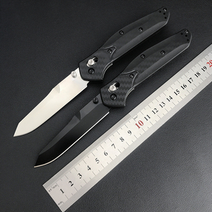 มีดพับพกพา BM-OSBORNE 940 ใบมีด CPM-S90V สำหรับใช้งานกลางแจ้ง อเนกประสงค์ พกพาสะดวก เหมาะสำหรับการล่าสัตว์ ตั้งแคมป์ ใช้ในชีวิตประจำวัน ทำงาน DIY  พร้อมซองไนลอน - Product Image 6