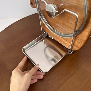 Porte-couteaux VANYI en acier inoxydable 304 avec planche à découper et support de rangement avec couvercle pour la cuisine - Product Image 2