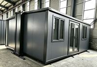 Maisonnette Modulaire Extensible de Qualité Supérieure, Isolée Thermiquement, pour un Logement Familial Permanent, Sûr et Confortable sur Site