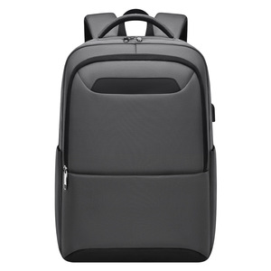 15.6 Inch Business Laptop <b>Backpack</b> <b>Waterproof</b> With USB Port Minimalist Polyester <b>Backpack</b> Custom Logo MOQ 50 - Product Image 3