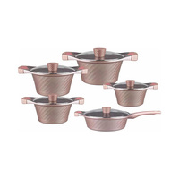 Casseroles à Induction antiadhésives, en aluminium, ustensile de cuisine multifonctionnel de luxe