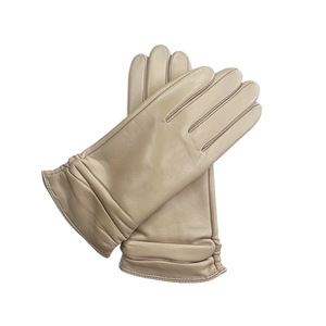 Guantes de Piel de Oveja Genuina para Invierno, con Pantalla Táctil, para Hombre y Mujer, Uso Diario Casual al Aire Libre, Disponibles en Stock - Product Image 2