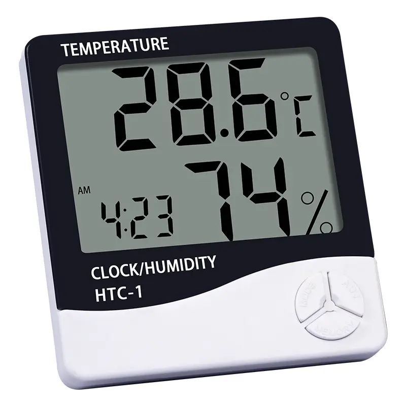 LCD Electronic Display Thermometer Monitor Humidity