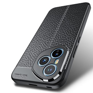 Funda de teléfono móvil de cuero TPU de silicona suave Litchi a prueba de golpes para Huawei <span class=keywords><strong>Honor</strong></span> 400 Nova 14 Pro Mate 70 Pro fundas traseras - Product Image 1