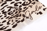 Vente chaude, écharpes et châles ethniques sur mesure, 37% soie, 63% laine, motifs animaliers, franges sur les quatre côtés, pour femmes, luxe