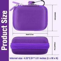 Étui à cartes EVA personnalisable en couleur et en taille avec fermeture éclair, étui à cartes de poker EVA étanche pour un usage quotidien