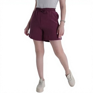 EVER GLOW <b>Women's</b> Casual Summer Sports <b>Shorts</b>-Waterproof Breathable Polyester Printed Heat-Transfer Printed Drawstring Closure - Product Image 1
