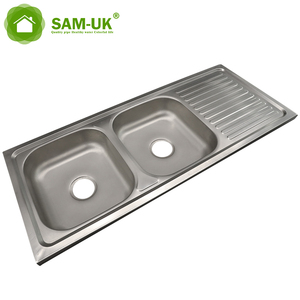 Fabricants de cuisines Cuisine <span class=keywords><strong>Blanc</strong></span> 45 Robinet Métal Autoportant Mini <span class=keywords><strong>Double</strong></span> Évier en Chine - Product Image 4