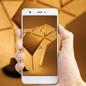 Fabrication en gros, artisanat en papier de conception créative, motifs personnalisés en forme d'animaux, <span class=keywords><strong>origami</strong></span>, <span class=keywords><strong>abat</strong></span>-<span class=keywords><strong>jour</strong></span> en forme d'éléphant - Product Image 3