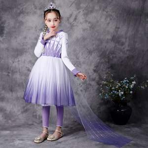 Vestido <span class=keywords><strong>de</strong></span> boda <span class=keywords><strong>de</strong></span> princesa <span class=keywords><strong>Rapunzel</strong></span>, <span class=keywords><strong>disfraz</strong></span> <span class=keywords><strong>de</strong></span> actuación, falda infantil <span class=keywords><strong>de</strong></span> Sofía, Navidad, 2020 - Product Image 2