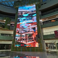 Écran LED flexible transparent P6, adhésif, mince, couleur intégrale, indice de protection IP65, panneau publicitaire pour centre commercial, magasin