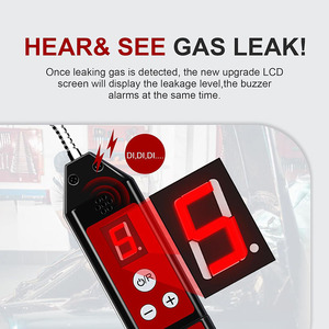 Détecteur de fuite de réfrigérant halogène HVAC pour R22, R410A, R134A, R1234YF, CFC, HCFC, HFC – Localisateur de <span class=keywords><strong>gaz</strong></span> automobile - Product Image 5