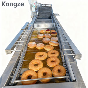 خط إنتاج الدونات - معدات صنع الدونات المستمرة عالية الكفاءة من الفولاذ المقاوم للصدأ بدرجة الغذاء - Product Image 1