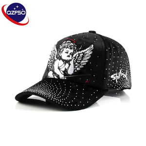 QZFSO Custom 3d <b>Embroidery</b> Gorras Curved Rhinestone Cotton Hats 5 Panel a <b>Frame</b> the Gorras Unstructured Print Baseball Caps - Product Image 1