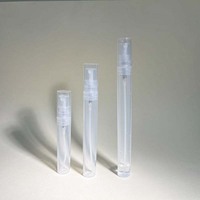 Flacon pulvérisateur de parfum en plastique PP de haute qualité 5 ml 8 ml 10 ml avec brume fine Mini flacon d'échantillon de parfum pour l'emballage de lotion