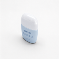 Envase de Plástico PE Personalizado con Etiqueta Privada, Botella de 30 ml para Crema BB, Protector Solar, Tubo Cosmético con Tapa de Rosca, Forma Cilíndrica, Serigrafía