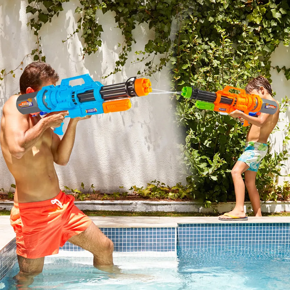 Pistola ad acqua di pompaggio pistola giocattolo ad acqua di alta qualità capacità 1.15L giocattolo per tiro ad acqua per bambini che giocano all'aperto