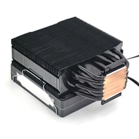 Cool Storm haute Performance lumière LED ventilateurs de refroidissement CPU boîtier PC de jeu 12V 120mm 6 caloduc CPU dissipateur thermique ventilateurs de refroidisseur d'air