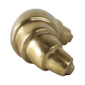 Scultura in metallo a forma di croissant per decorare la casa, il soggiorno, il bagno, l'ufficio, la scrivania, il mensola o il camino. - Product Image 3