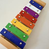 Early Education Unlock Toy Multi-function Music Wooden Toys Instrument Piano With 8 Colored Children's Xylophone Toy